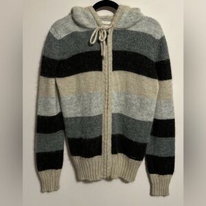 Diesel Men's Alpaca Wool Blend Zip-Up Sweater